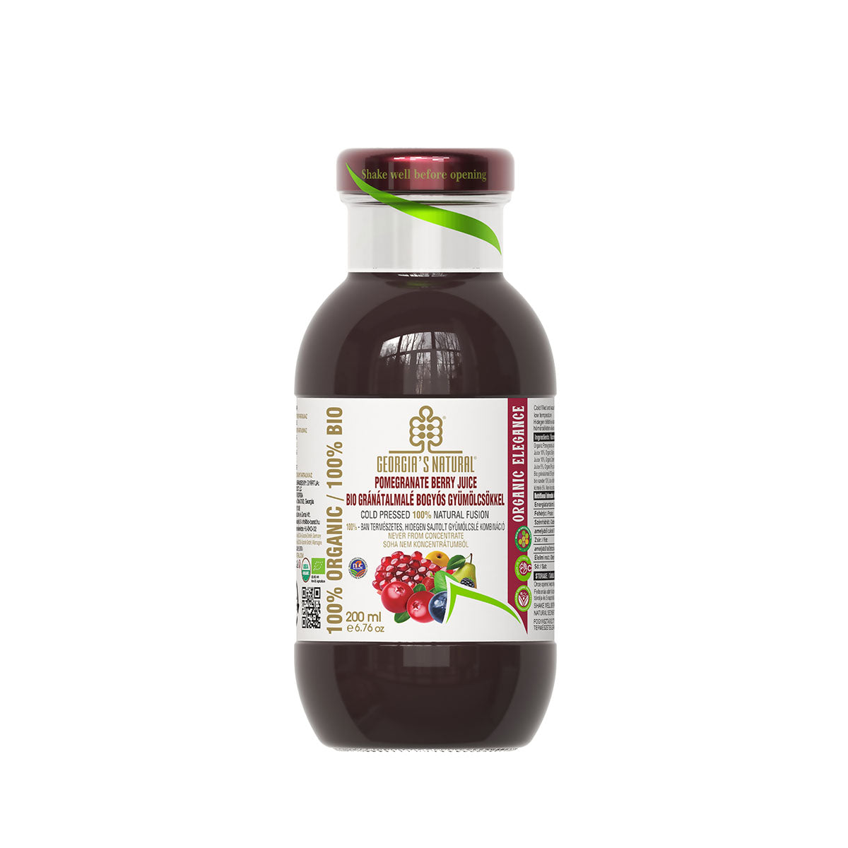 GN Bio Gránátalmalé Bogyós Gyümölcsökkel - 200ml DRS