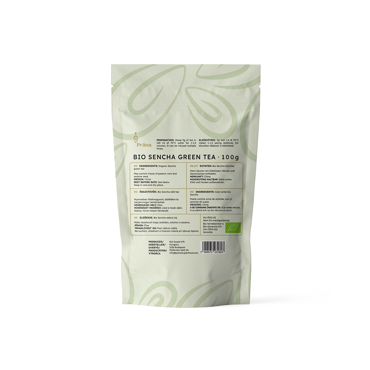 Sencha zöld tea - bio - 100g