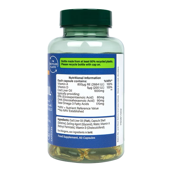 Csukamájolaj 1000mg - 60db