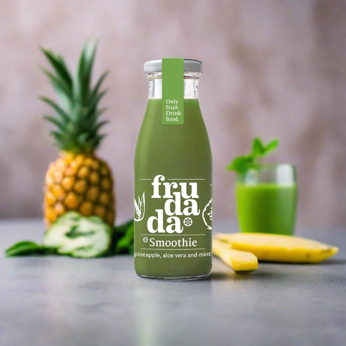 Ananász-Aloe-Menta smoothie - bio - 250ml