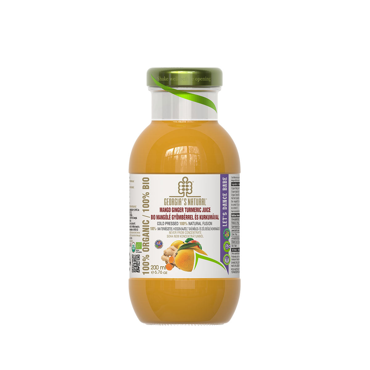 GN Bio Mangólé Gyömbérrel És Kurkumával - 200ml DRS