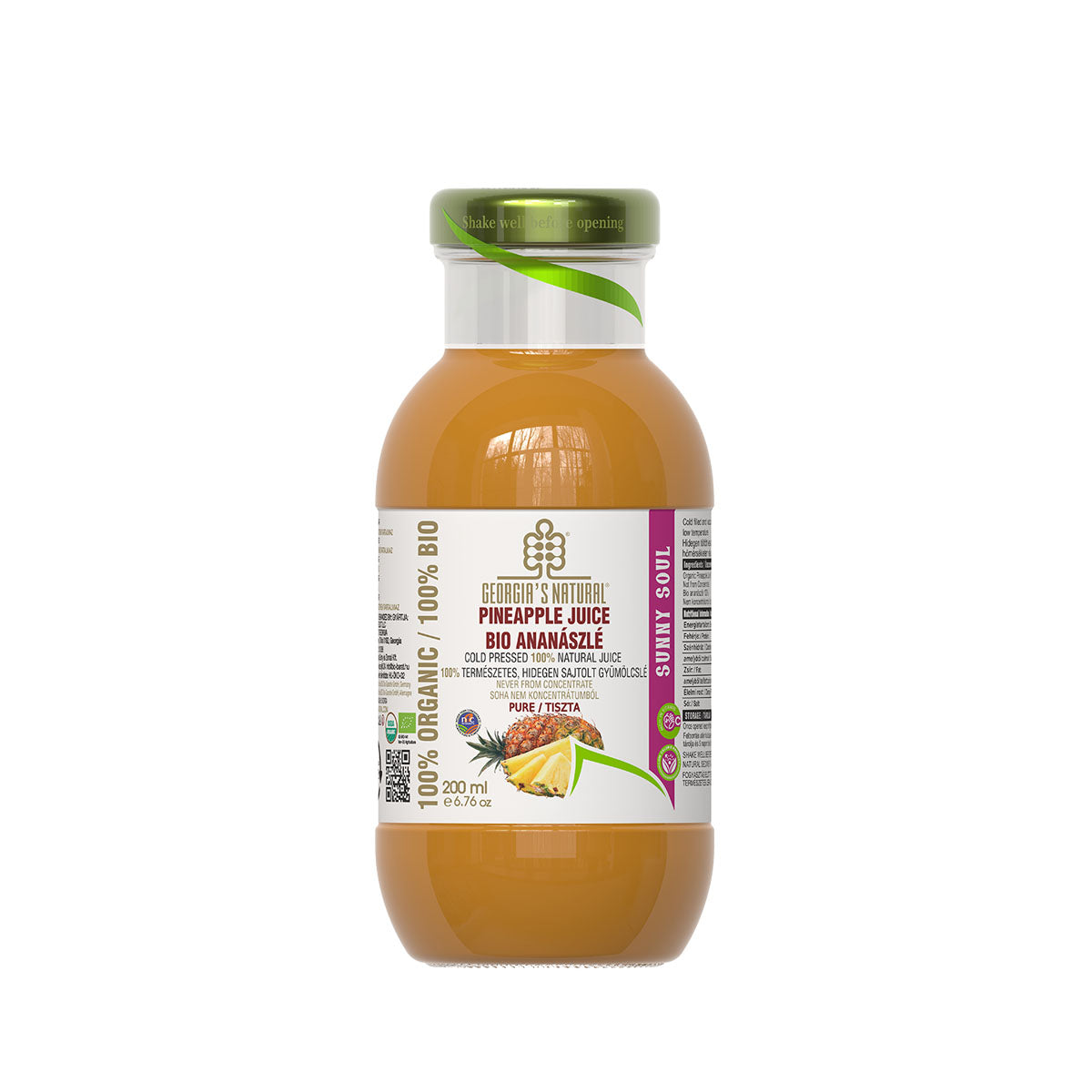 GN Bio Ananászlé - 200ml DRS