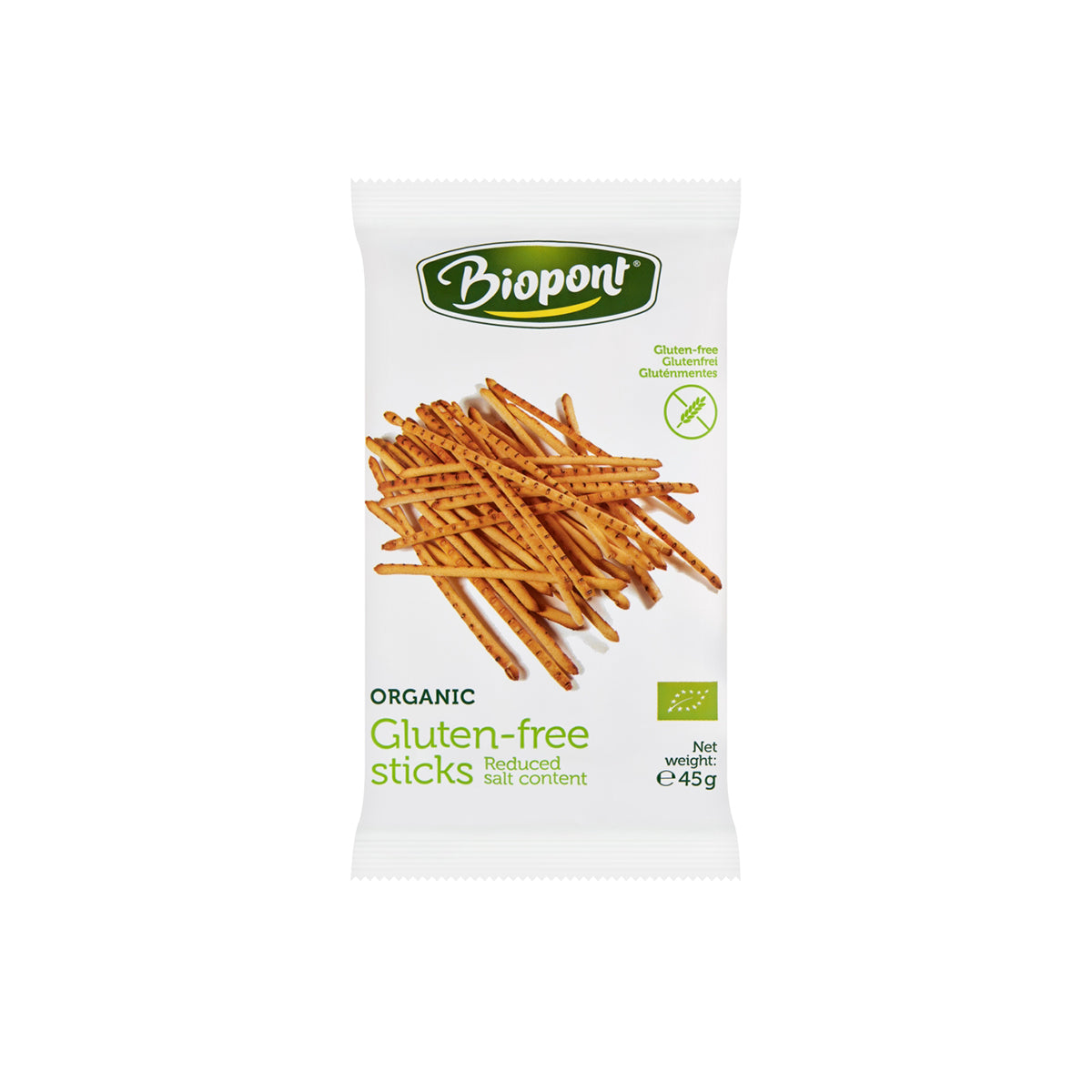 Sóspálcika csökkentett sóval gluténmentes - bio - 45g