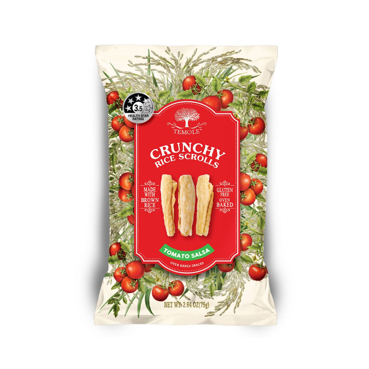 Temole Ropogós rizstekercs-paradicsomos salsa - 75g
