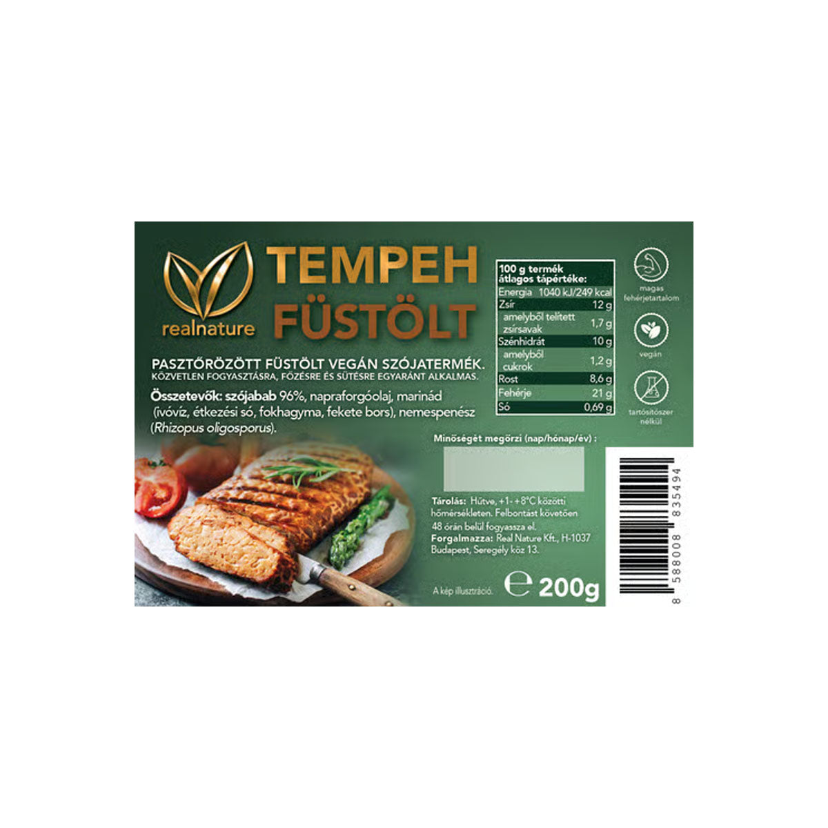 Tempeh füstölt - 200g
